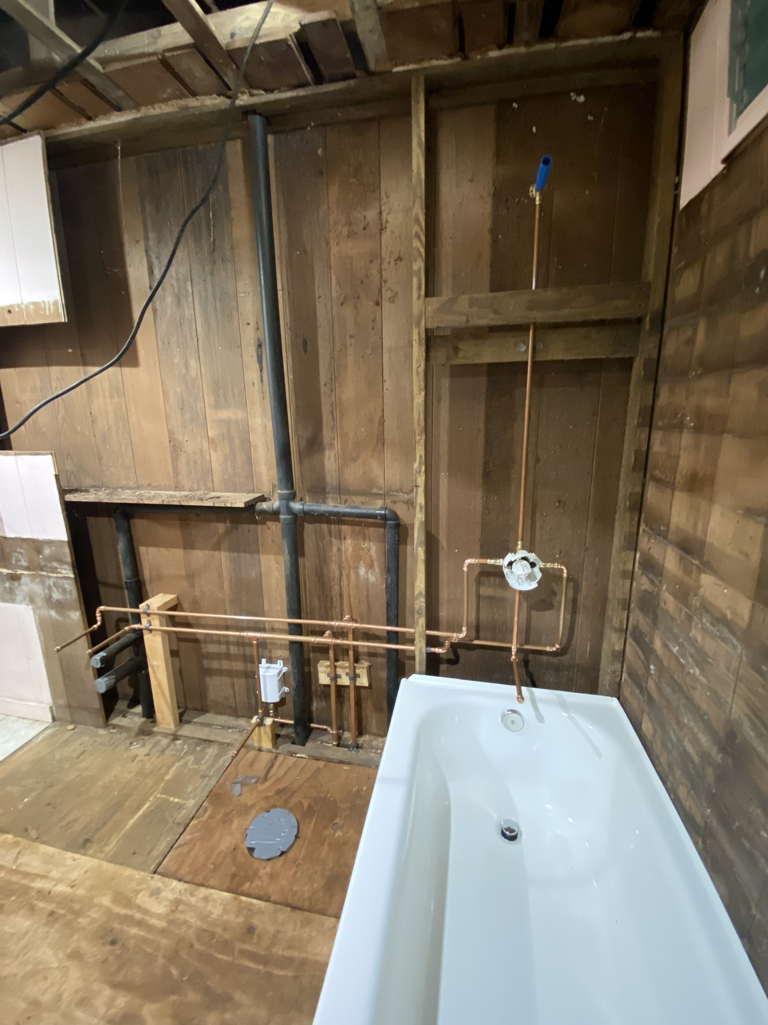 Existing conditions exposed during renovation planning